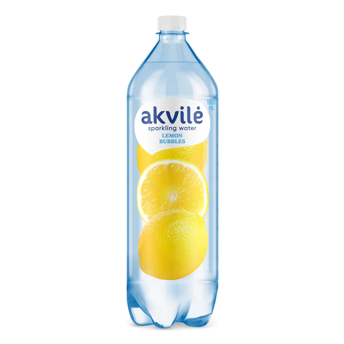 Akvilė Lemon Bubbles Sparkling Water 1.5L bottle