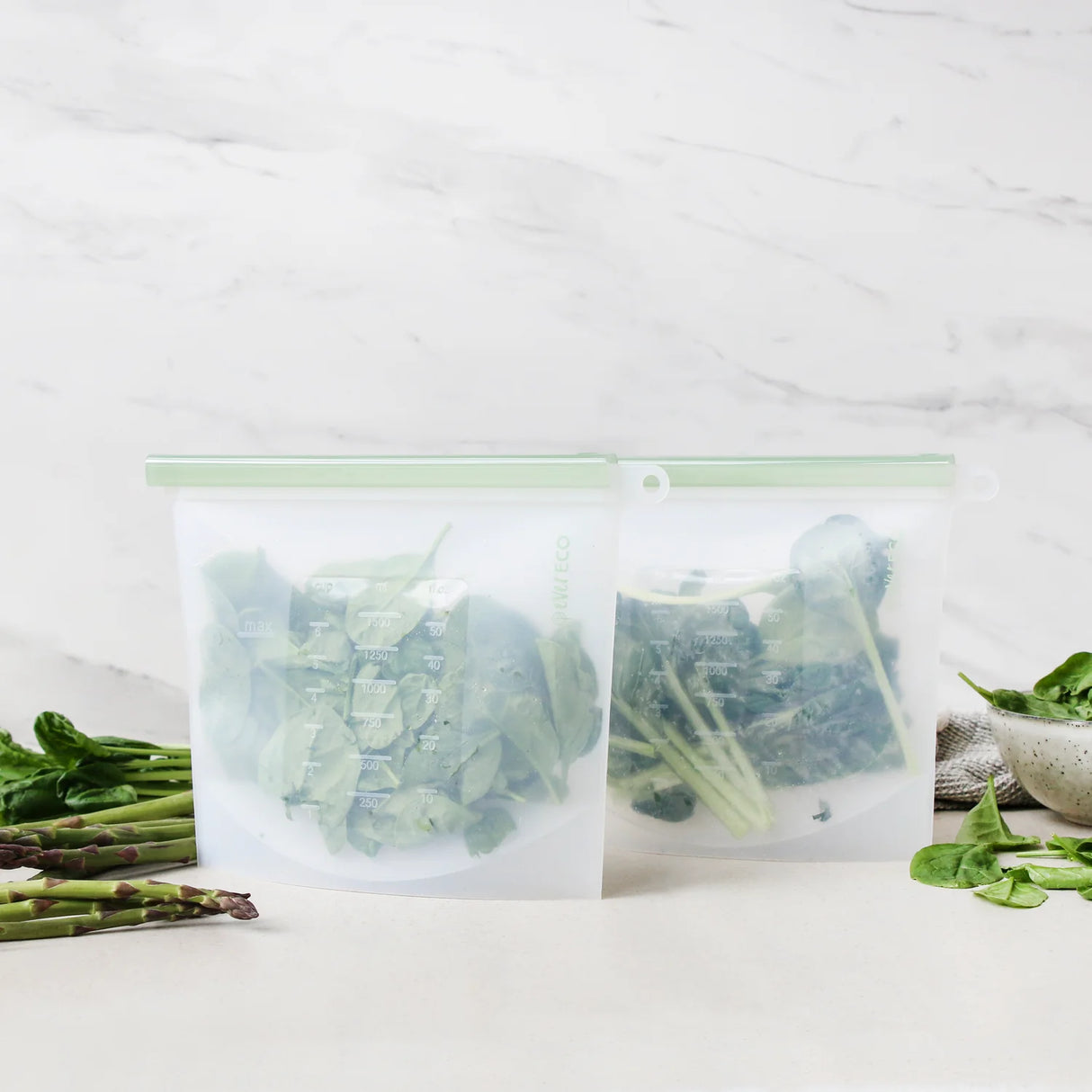 Ever Eco Reusable Silicone Food Pouches 2 x 1.5L