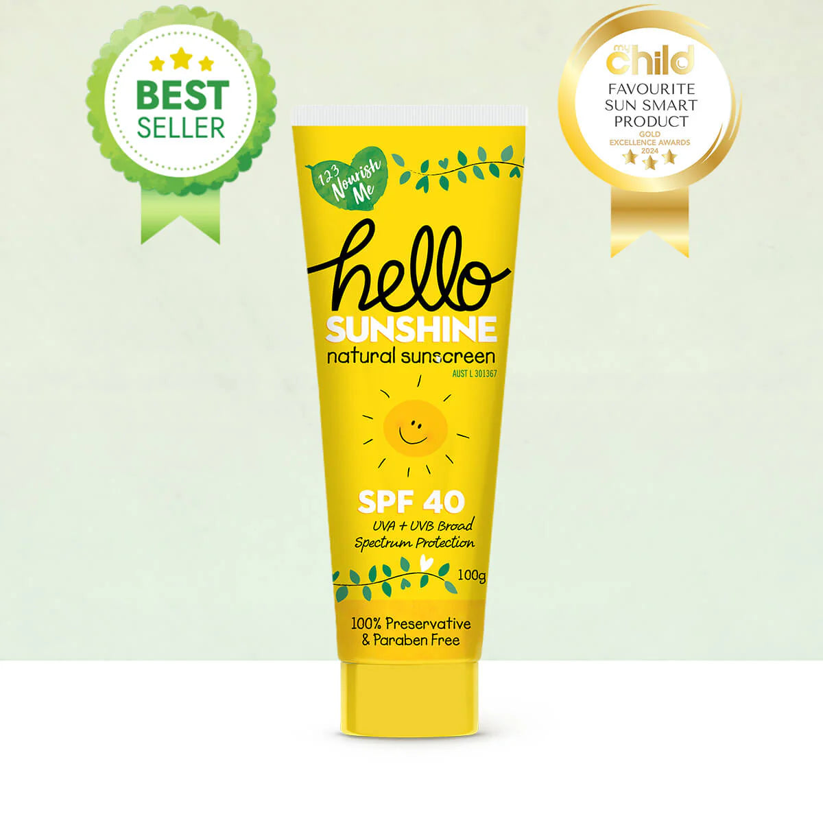 123 Nourish Me Sunscreen 100g