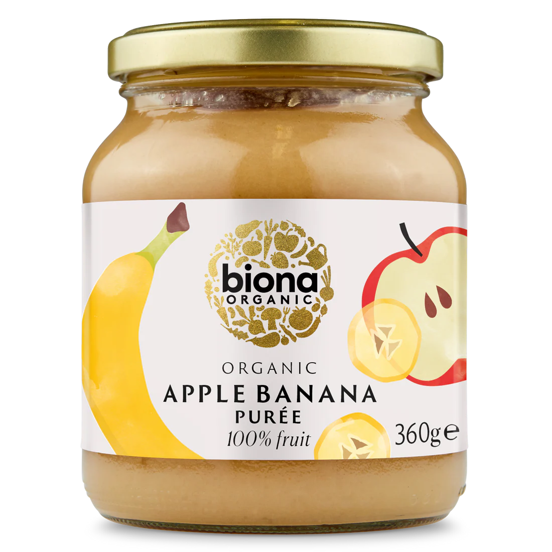Biona Apple Banana Puree 360g
