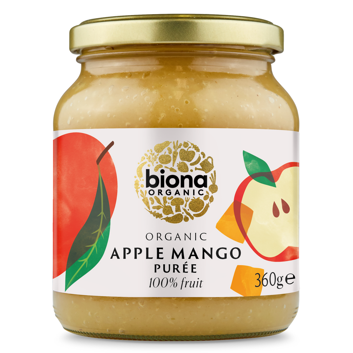 Biona Organic Apple Mango Puree 360g