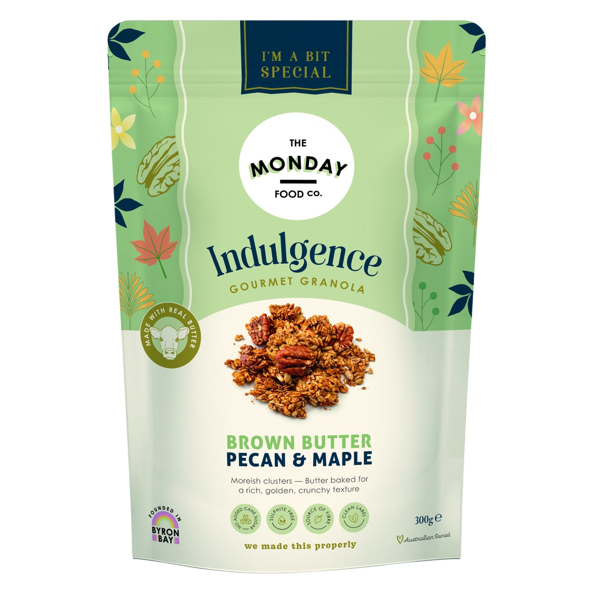 The Monday Food Co Brown Butter Pecan & Maple Granola 300g