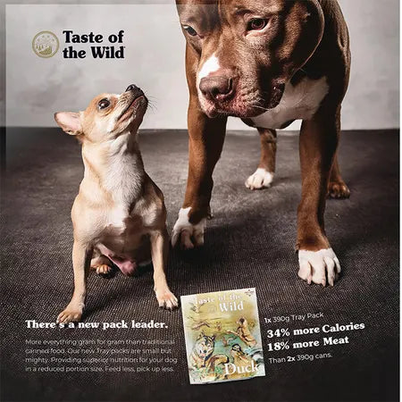 Taste of the Wild Duck & Chicken Fruit & Veg Wet Adult Dog Food 390g