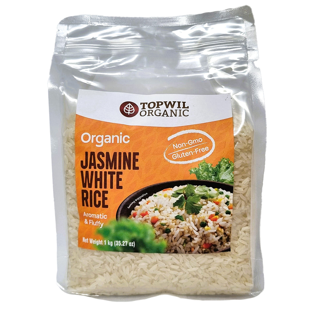 Topwil Organic White Jasmine Rice 1kg