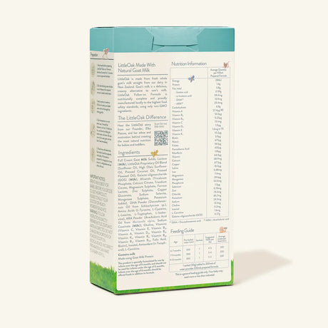 LittleOak Natural Goat Milk Follow-on Formula Travel Sachets 6x30g