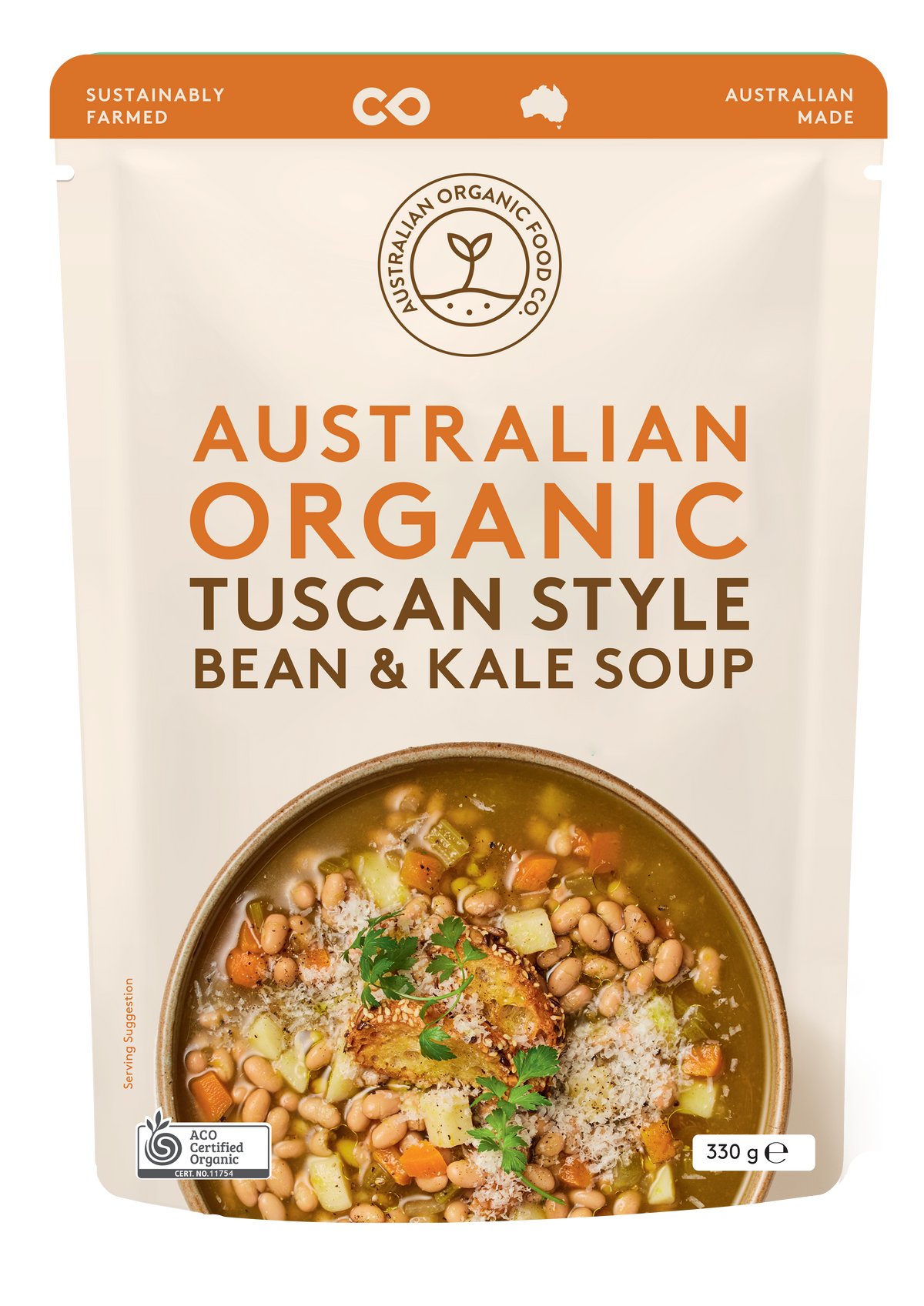 Australian Organic Food Co Tuscan Style Bean & Kale Soup 330g