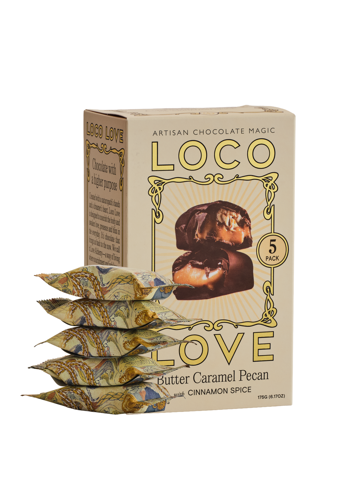 Loco Love Butter Caramel Pecan 5pk 175g