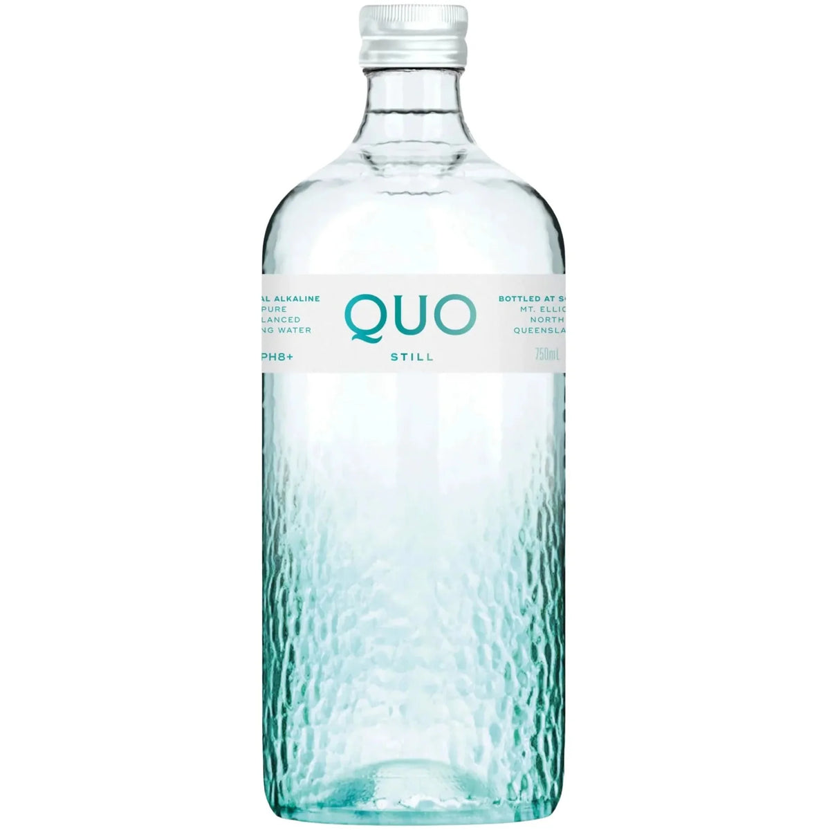 Quo Pure Natural Mineral Water Still 750ml glass bottle