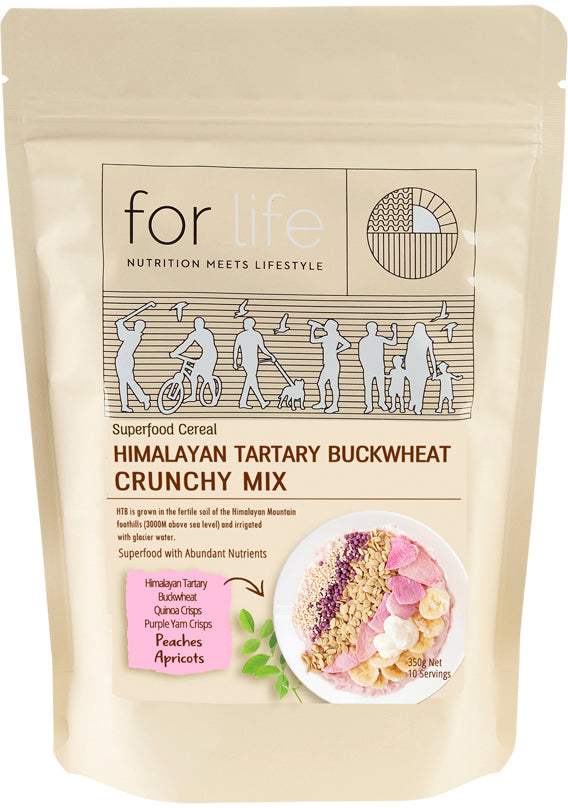 For Life Buckwheat Peach Apricot 350g pack