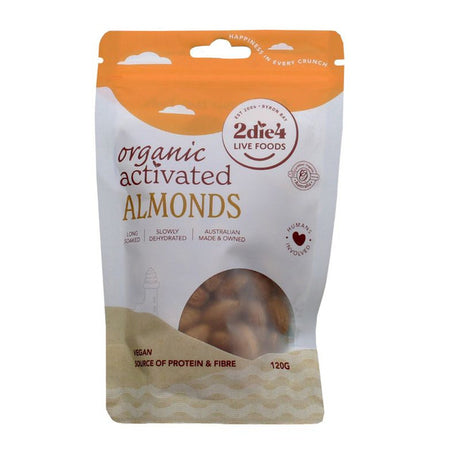 2die4 Live Foods Activated Almonds 120g