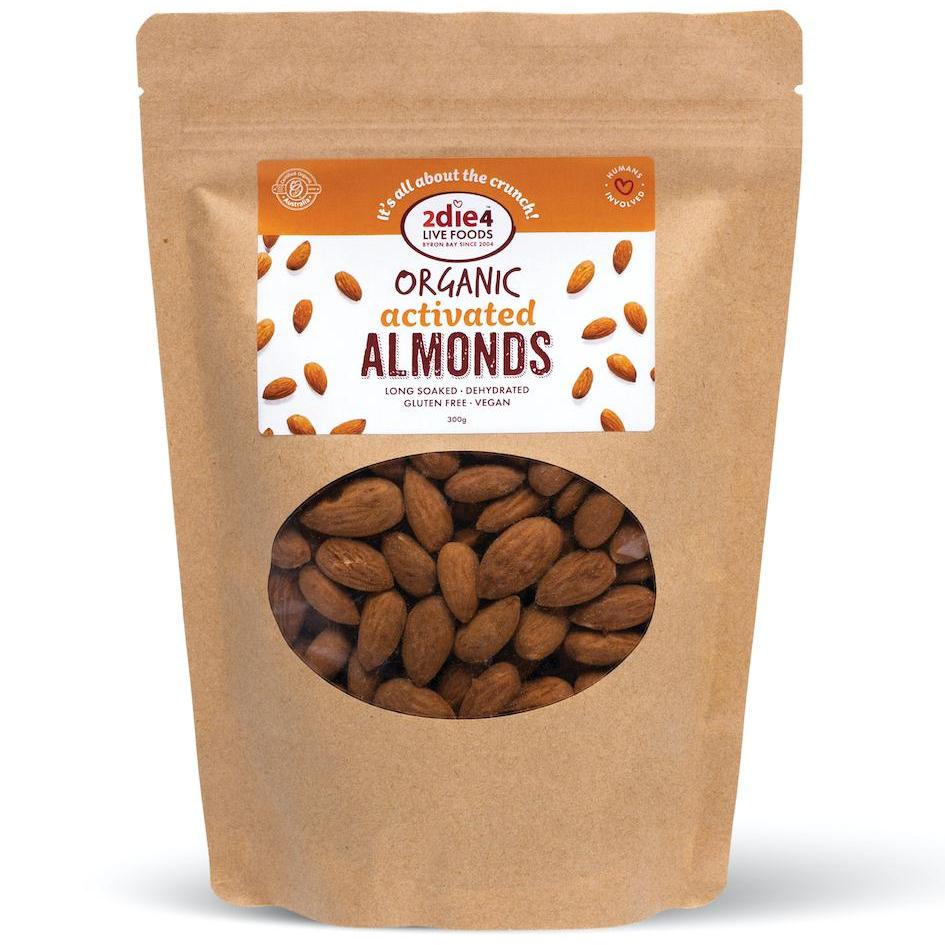 2die4 Live Foods Activated Almonds 1Kg