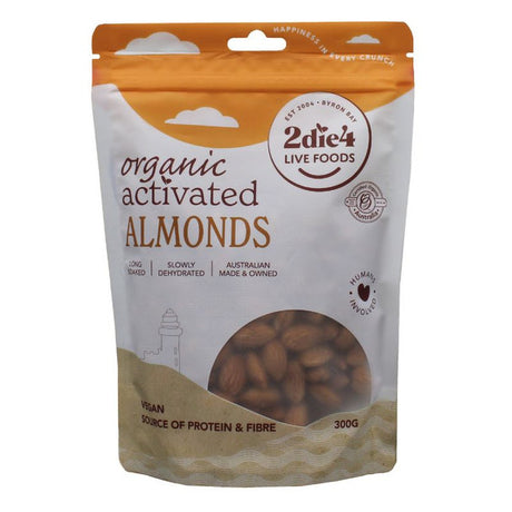 2die4 Live Foods Activated Almonds 300g