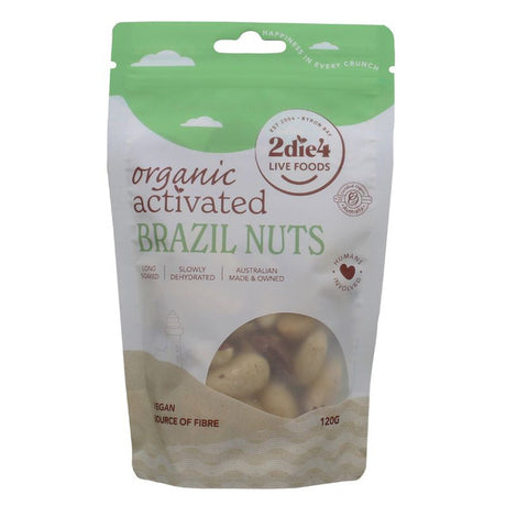 2die4 Live Foods Activated Brazil Nuts 120g