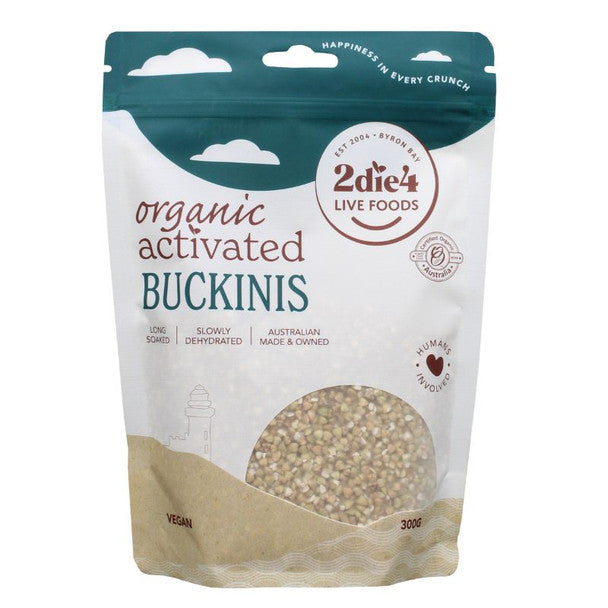 2die4 Live Foods Activated Buckwheat 300g