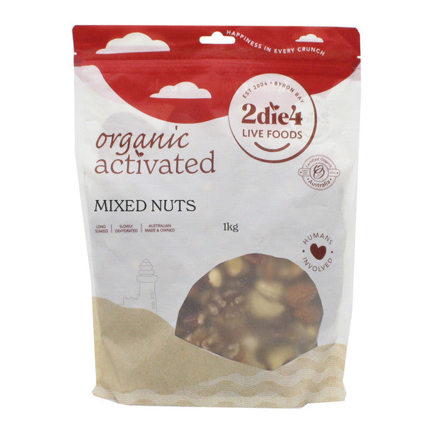2die4 Live Foods Activated Mix Nuts 1Kg
