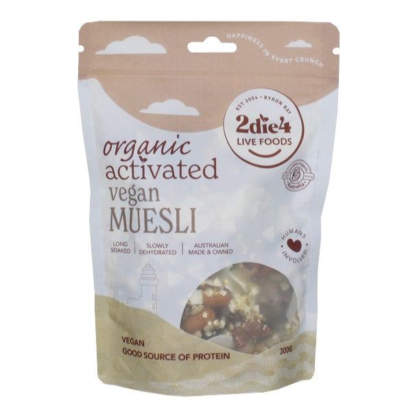 2die4 Live Foods Activated Muesli 300g