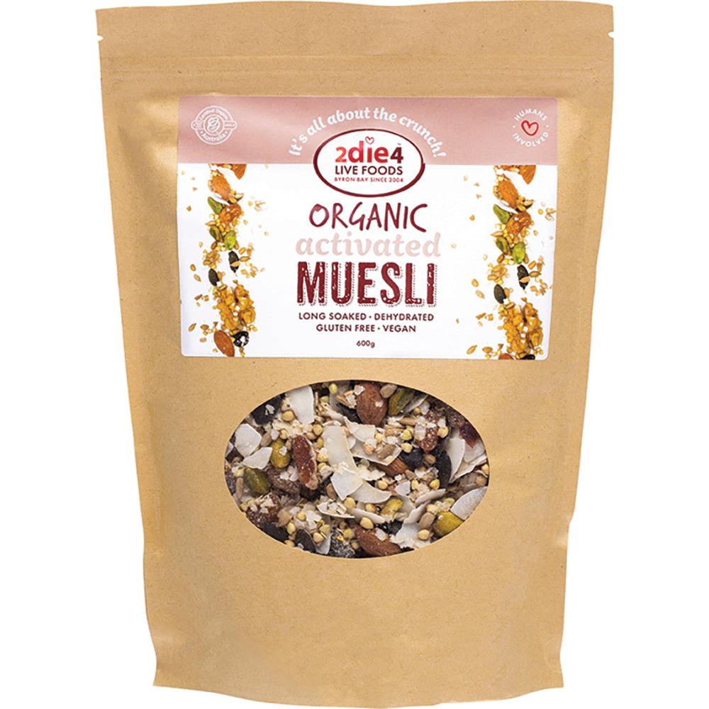 2die4 Live Foods Activated Muesli 600g