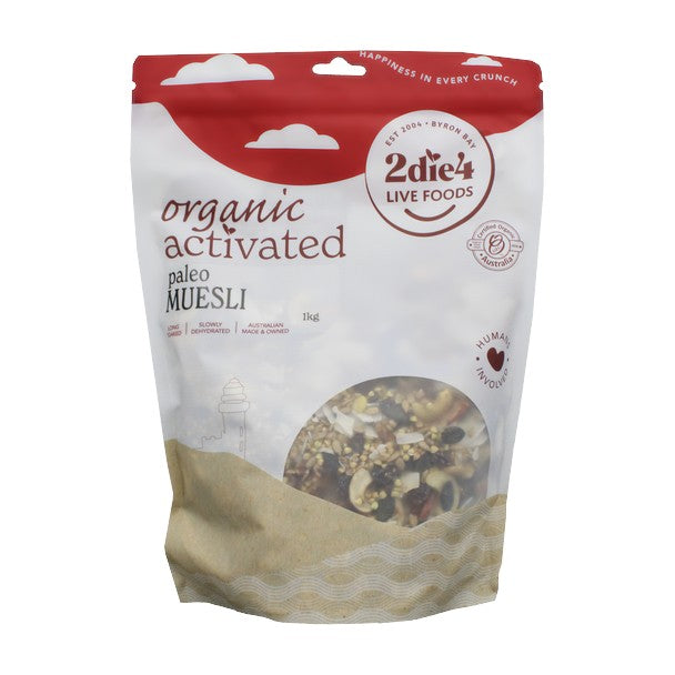 2die4 Live Foods Activated Paleo Muesli 1Kg