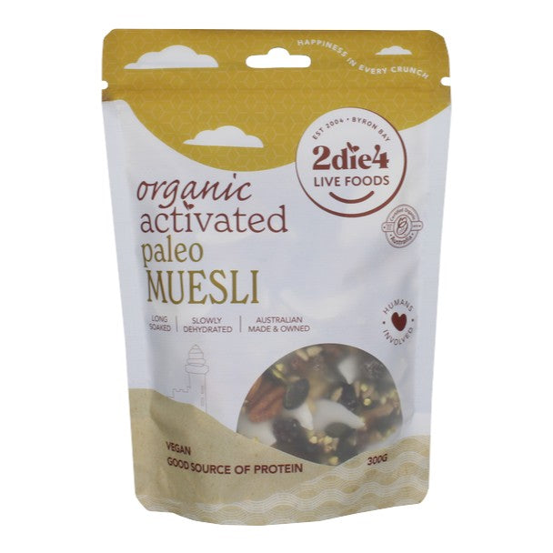 2die4 Live Foods Activated Paleo Muesli 300g