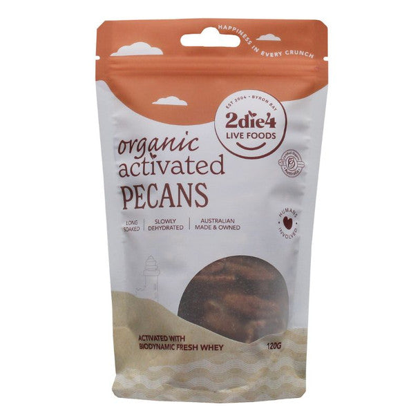 2die4 Live Foods Activated Pecan 120g