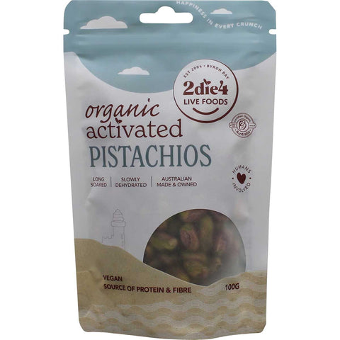 2die4 Live Foods Activated Pistachios 1Kg