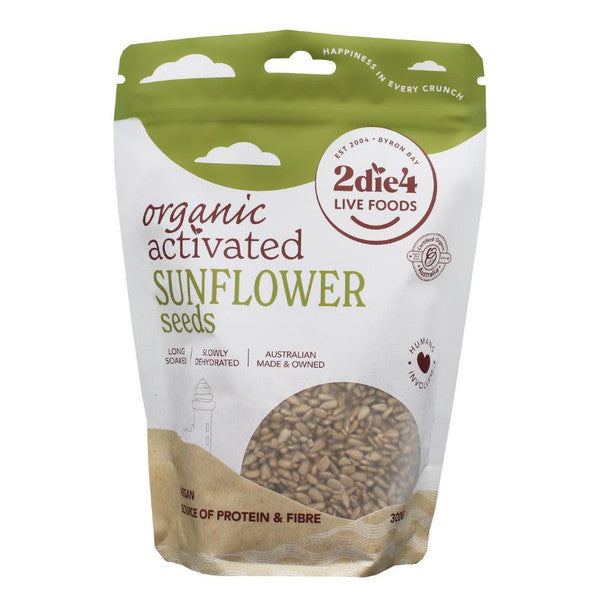 2die4 Live Foods Activated Sunflower Seed 300g