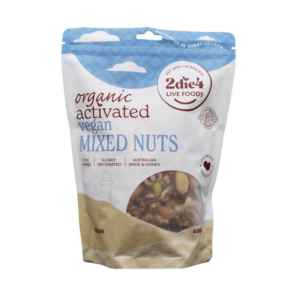 2die4 Live Foods Activated Vegan Mix Nut 600g