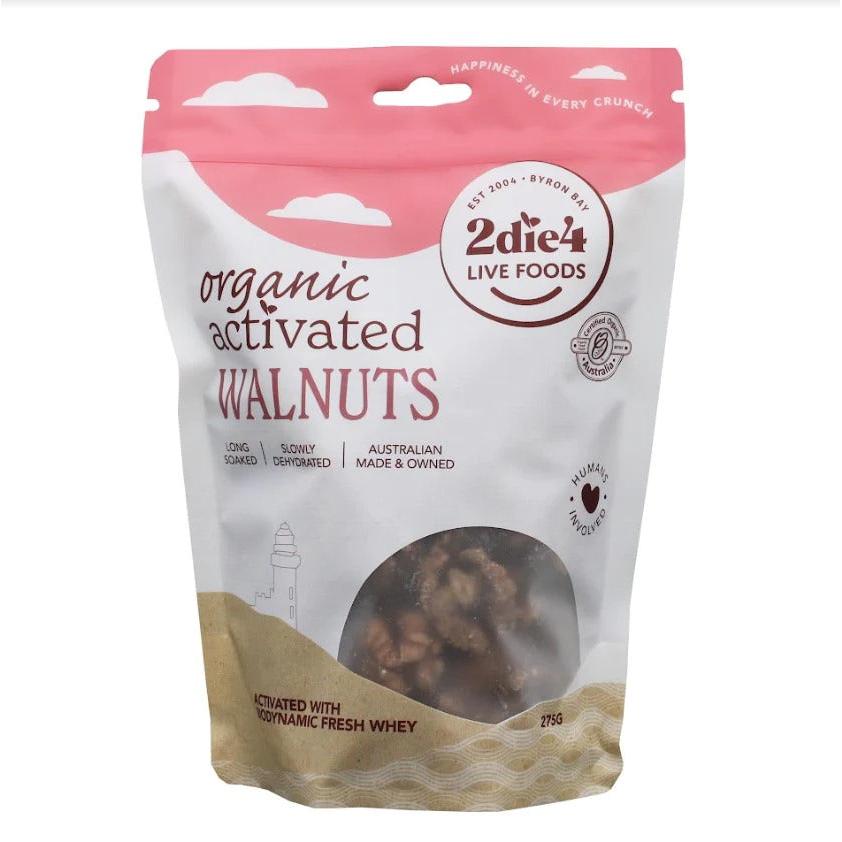 2die4 Live Foods Activated Walnuts 275g