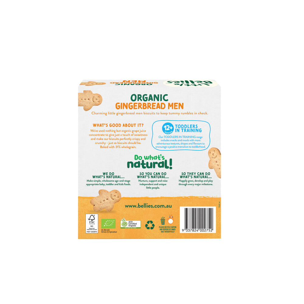 Little Bellies Gingerbread Men 130g