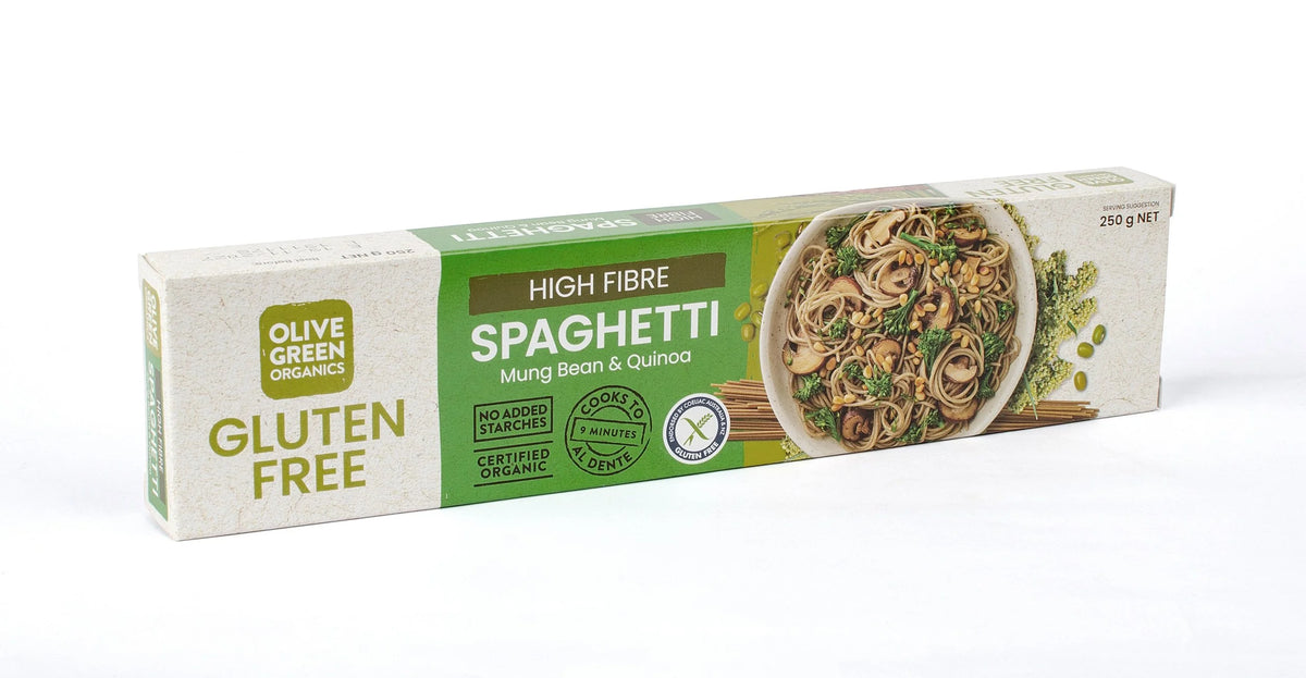 Olive Green Organics High Fibre Spaghetti 250g