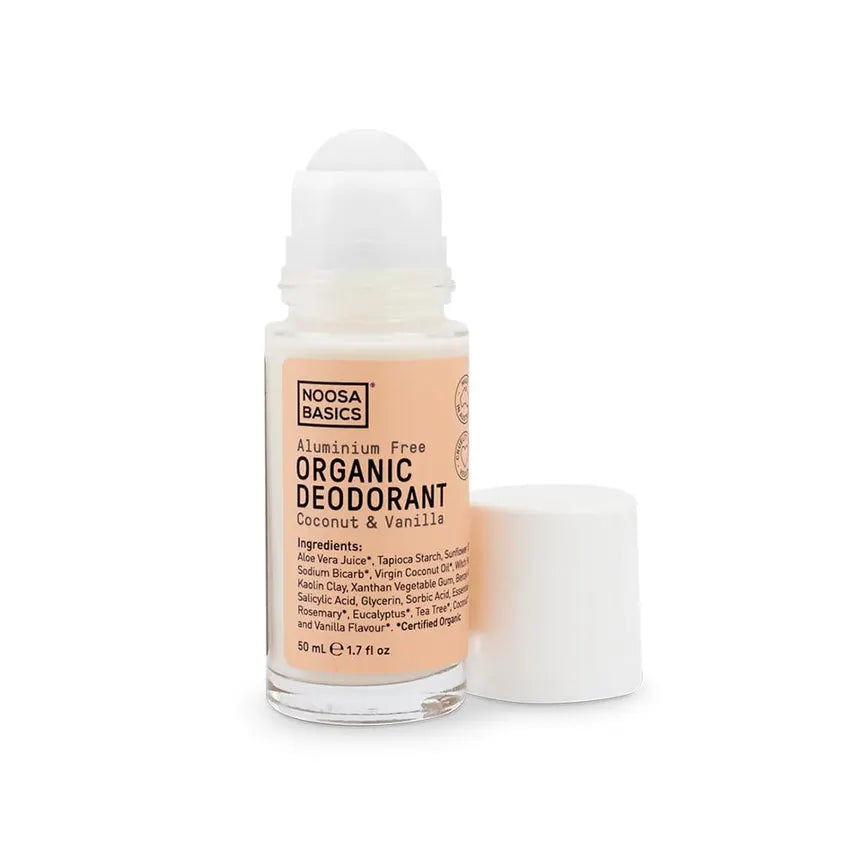 Noosa Basics Roll On Deodorant Coconut & Vanilla 50ml