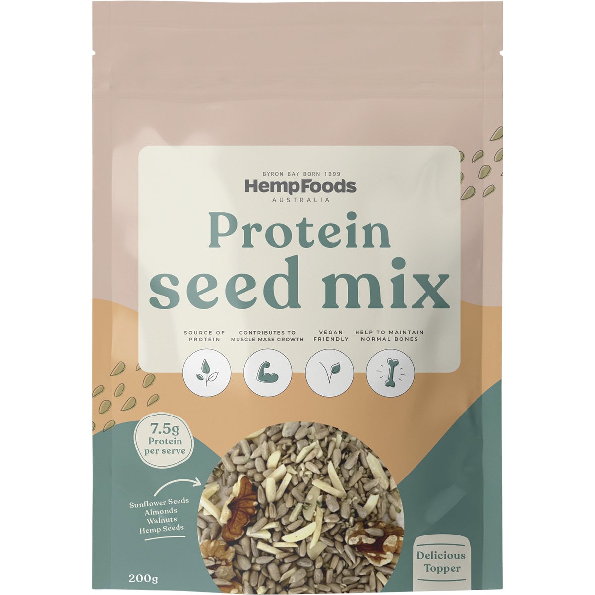 Hemp Foods Australia Protein Seed Mix 200g pack