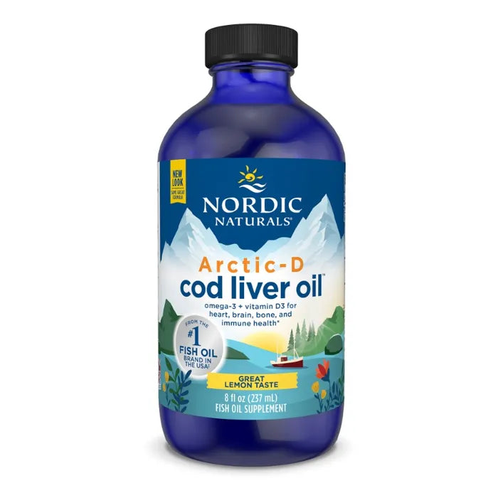 Nordic Naturals Arctic-D Cod Liver Oil Lemon 237ml