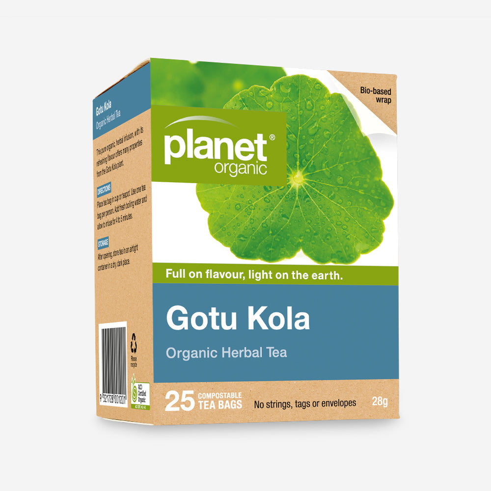 Planet Organic Herbal Gotu Kola Tea 25Tb