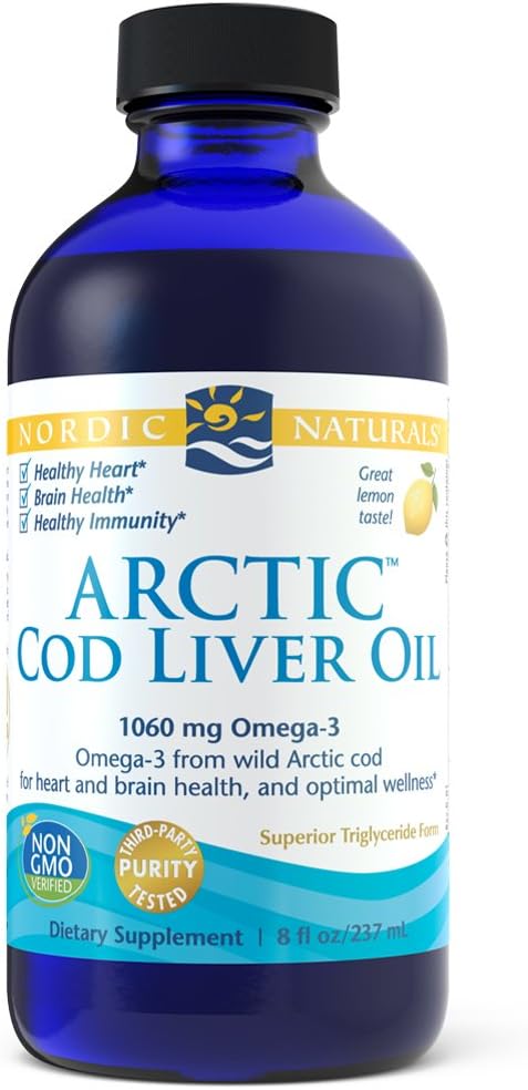 Nordic Naturals Arctic Cod Liver Oil Lemon 237ml