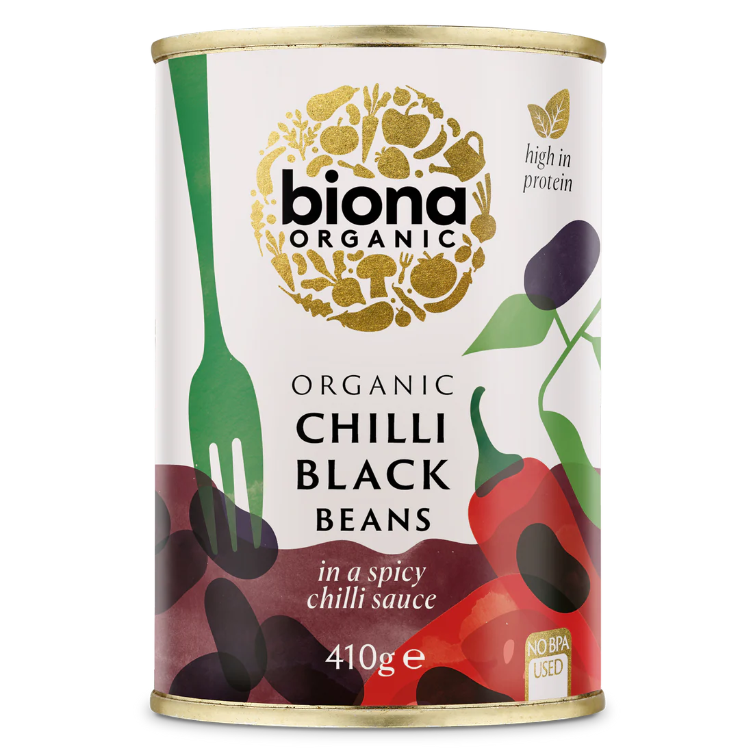 Biona Organic Chilli Black Beans 400g