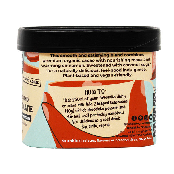 Honest to Goodness Organic Hot Chocolate - Superfood Blend 200g