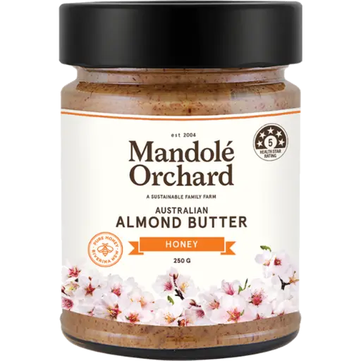 Mandolé Orchard Almond Butter Honey 250g
