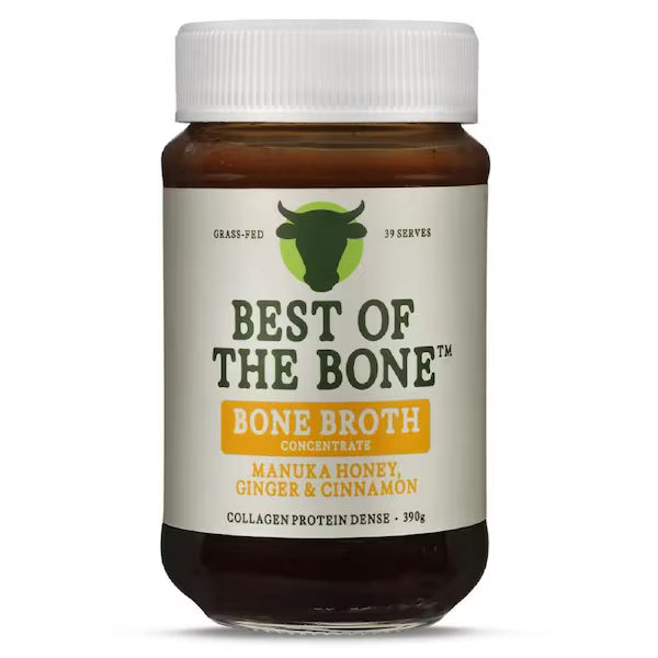 Best Of The Bone Broth Concentrate Manuka Honey Cinnamon & Ginger 390g