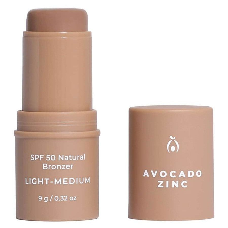 Avocado Zinc SPF50 Natural Bronzer Light - Medium 9g