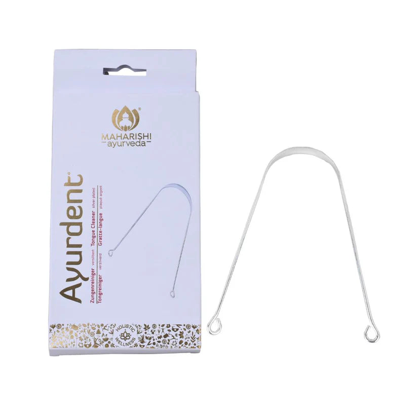 Maharishi Ayurveda Ayurdent Tongue Scraper Silver