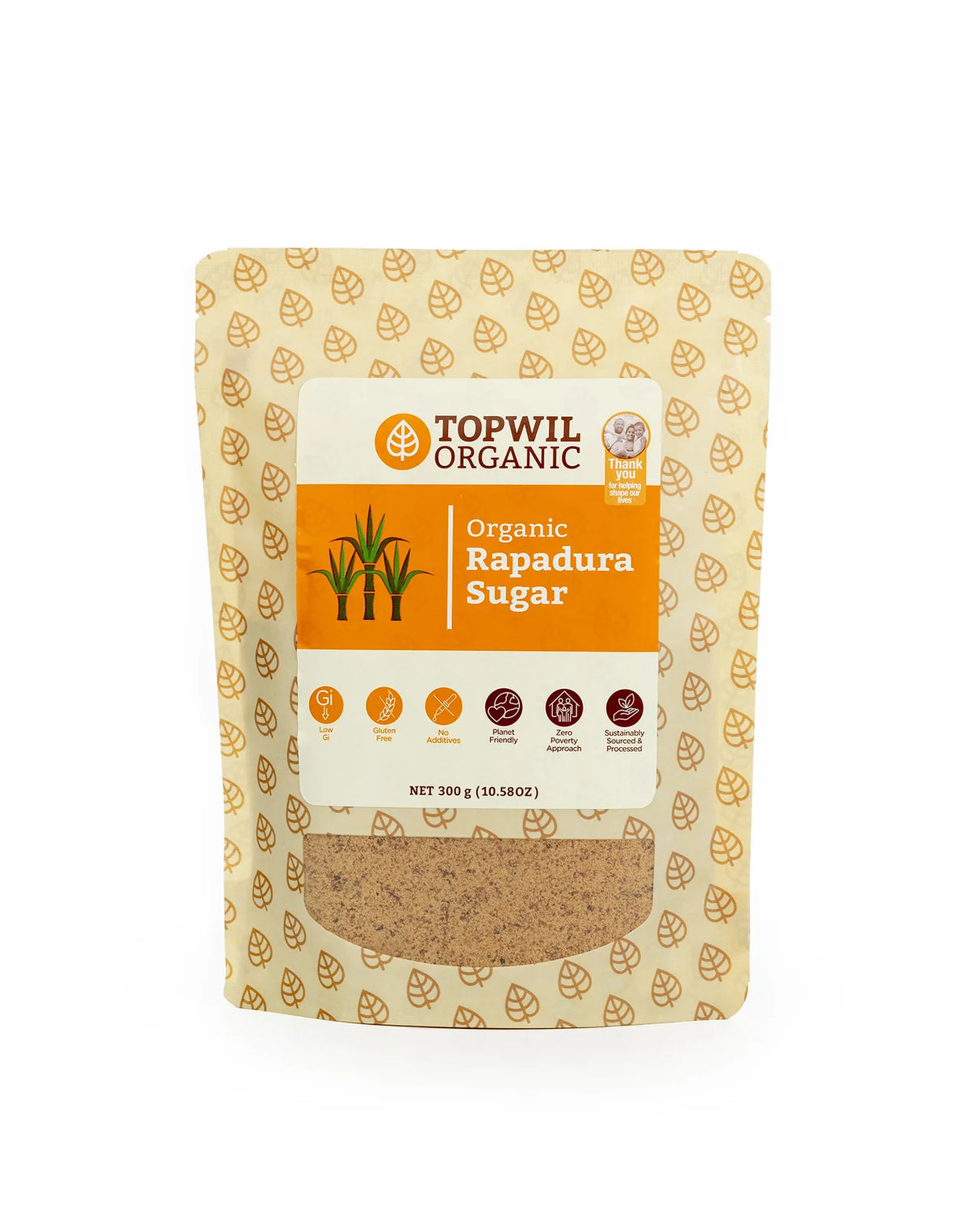 Topwil Organic Rapadura Sugar 300g