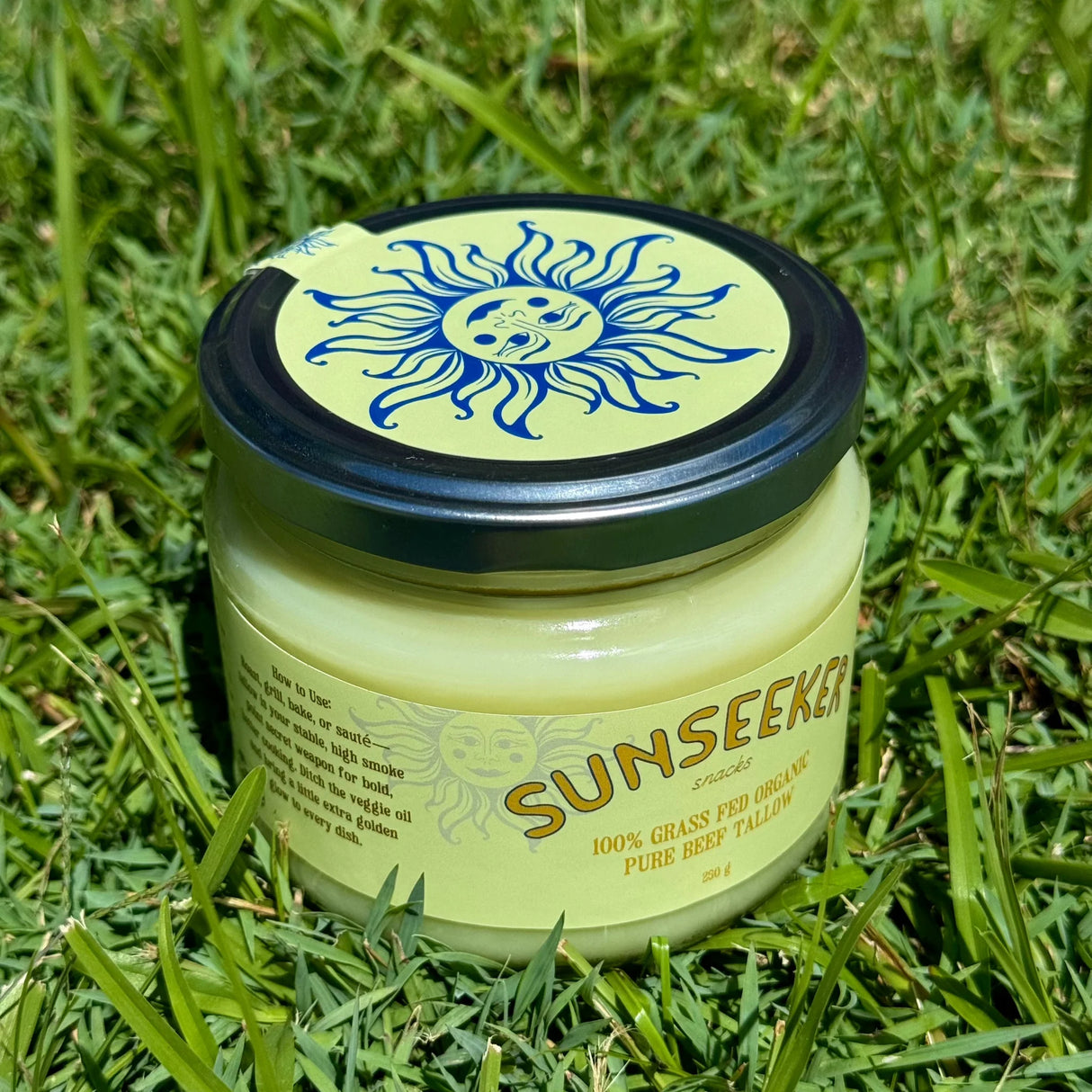 Sunseeker Organic grass Fed Beef Tallow 250g