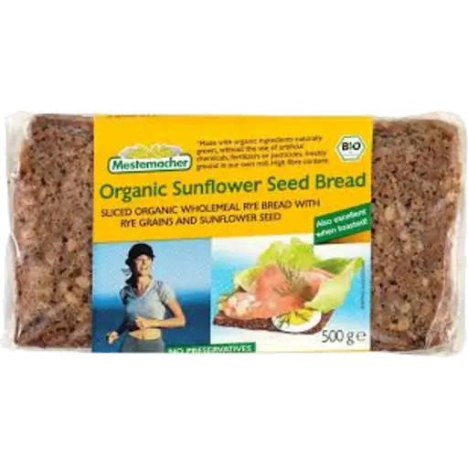 Mestemacher Org Sunflower Bread 500g