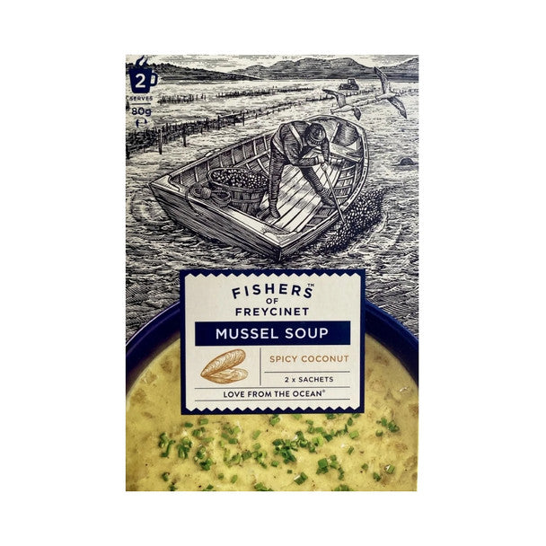 Freycinet Mussel Soup Spicy Coconut 80g