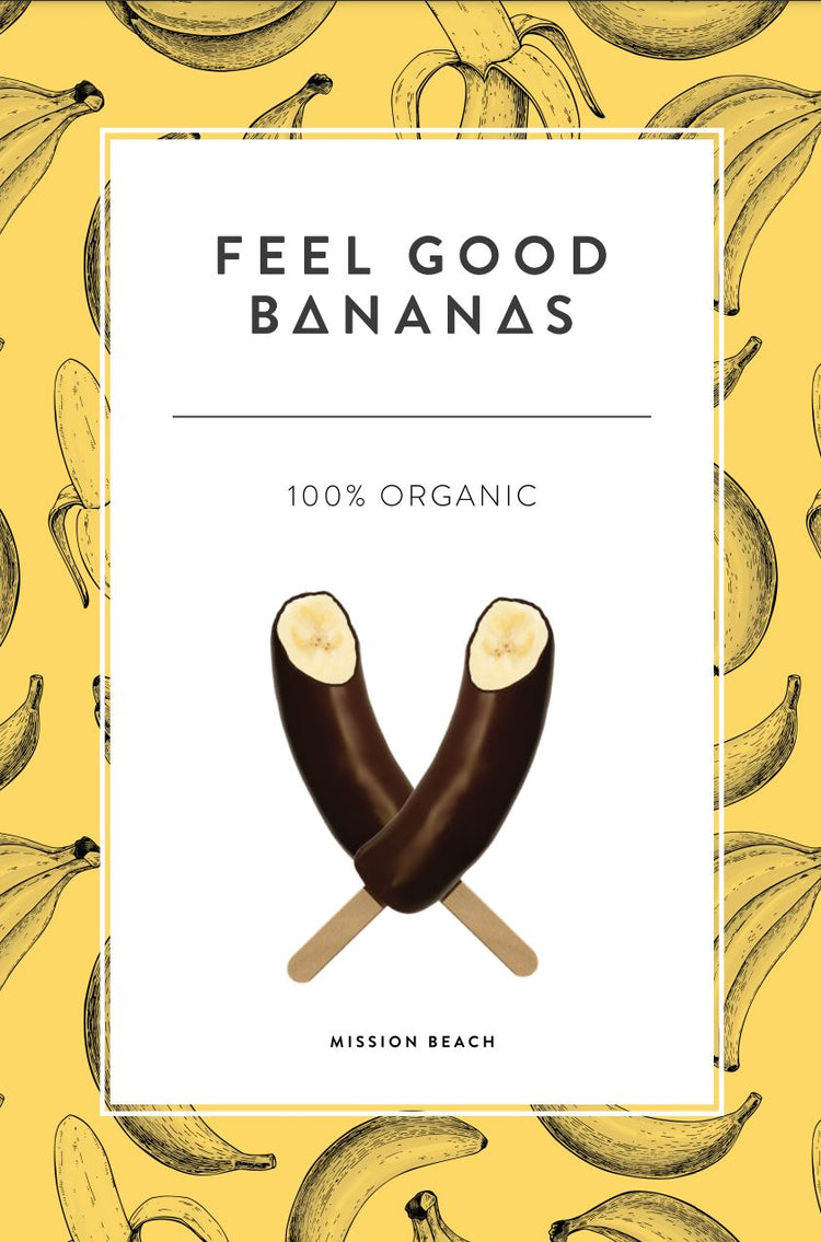 Feel Good Chocolate Bananas 4 Pack