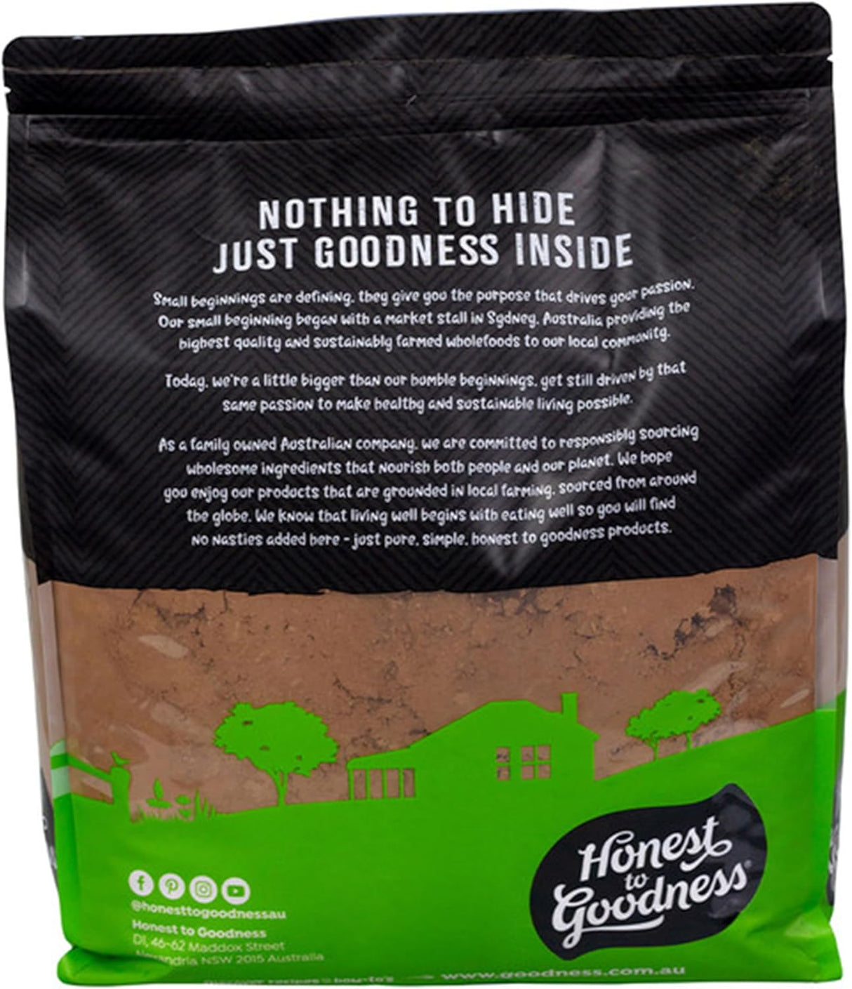 Honest to Goodness Organic Cacao Powder 4Kg