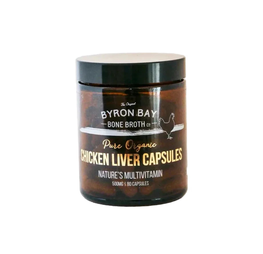 Byron Bay Organic Chicken Liver Capsules | 80 Capsules