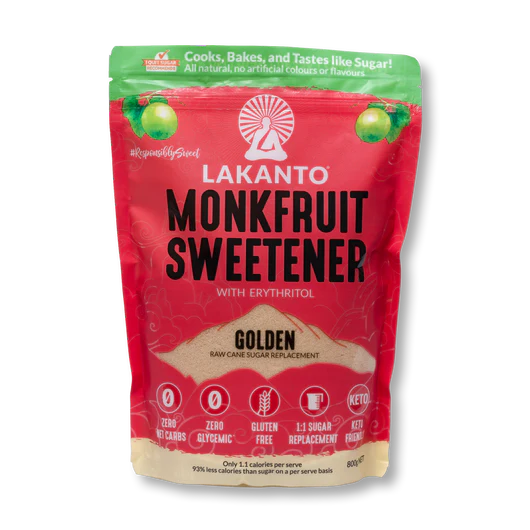Lakanto Golden Monkfruit Sweetener with Erythritol 800g
