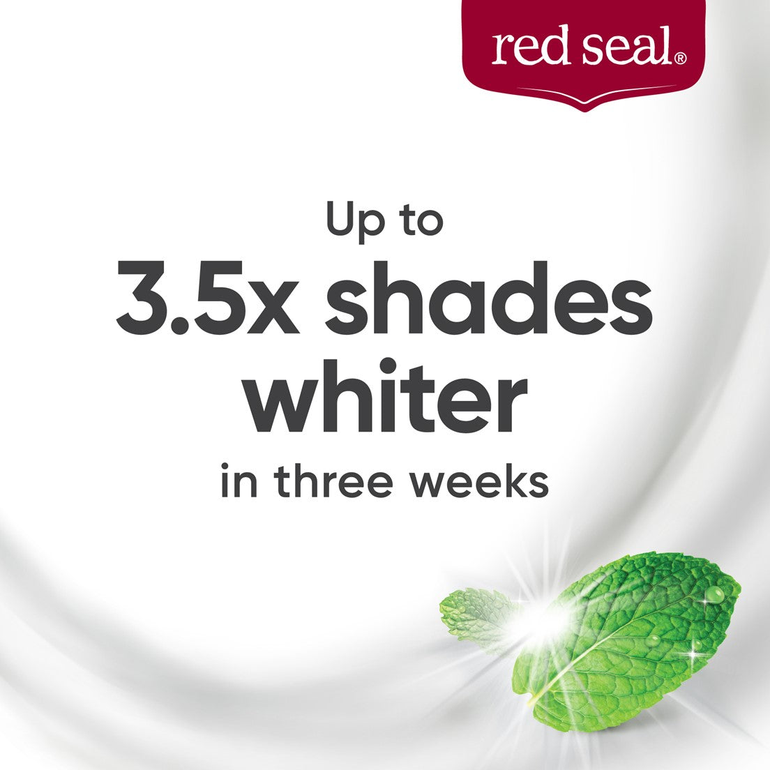 Red Seal Whitening fluoride Brilliant Mint Toothpaste 100g